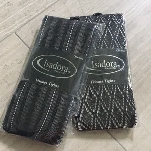 🆕 Set of fishnet tights. Black